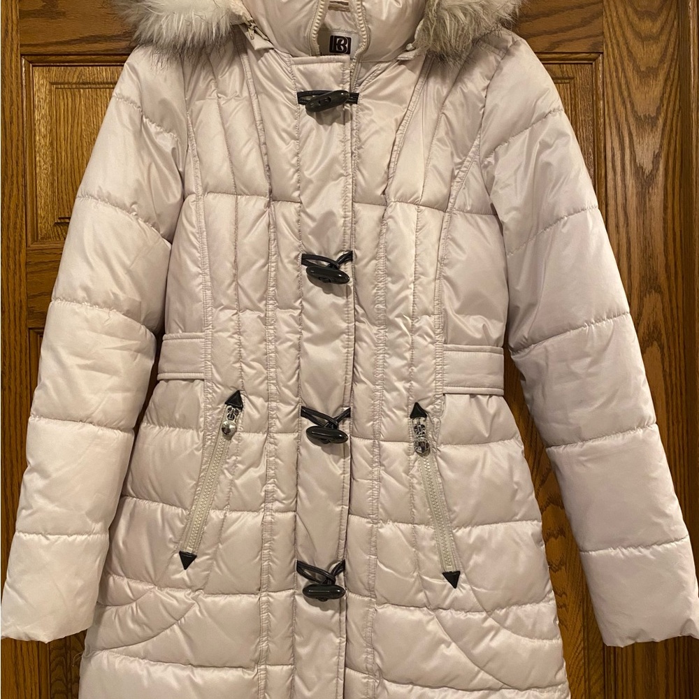 Laundry by Design Cream Puffer Coat
